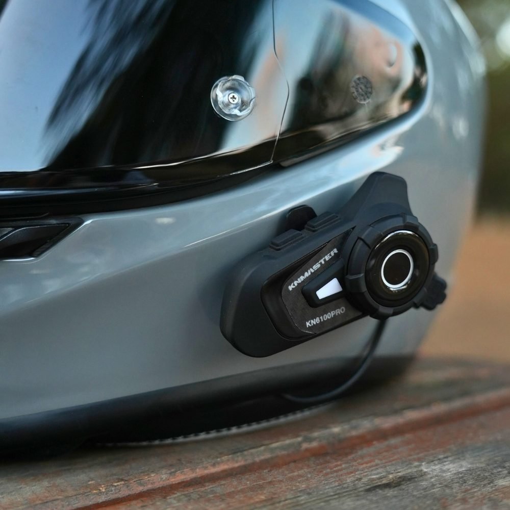 Knmaster KN6100 PRO Motosiklet Kask İnterkom Bluetooth Intercom Kulaklık Seti - Görsel 4