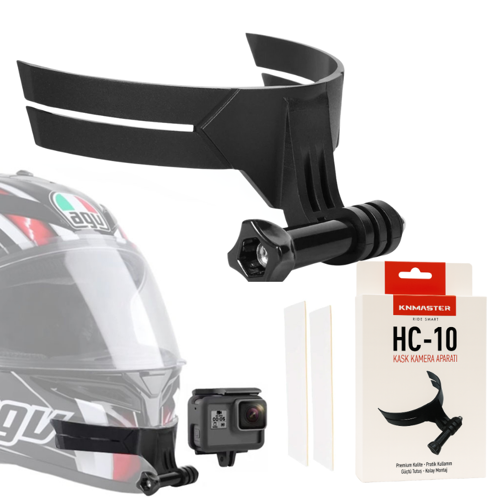 KNMASTER HC-10 Motosiklet Kask Çene Aksiyon Kamera Tutucu