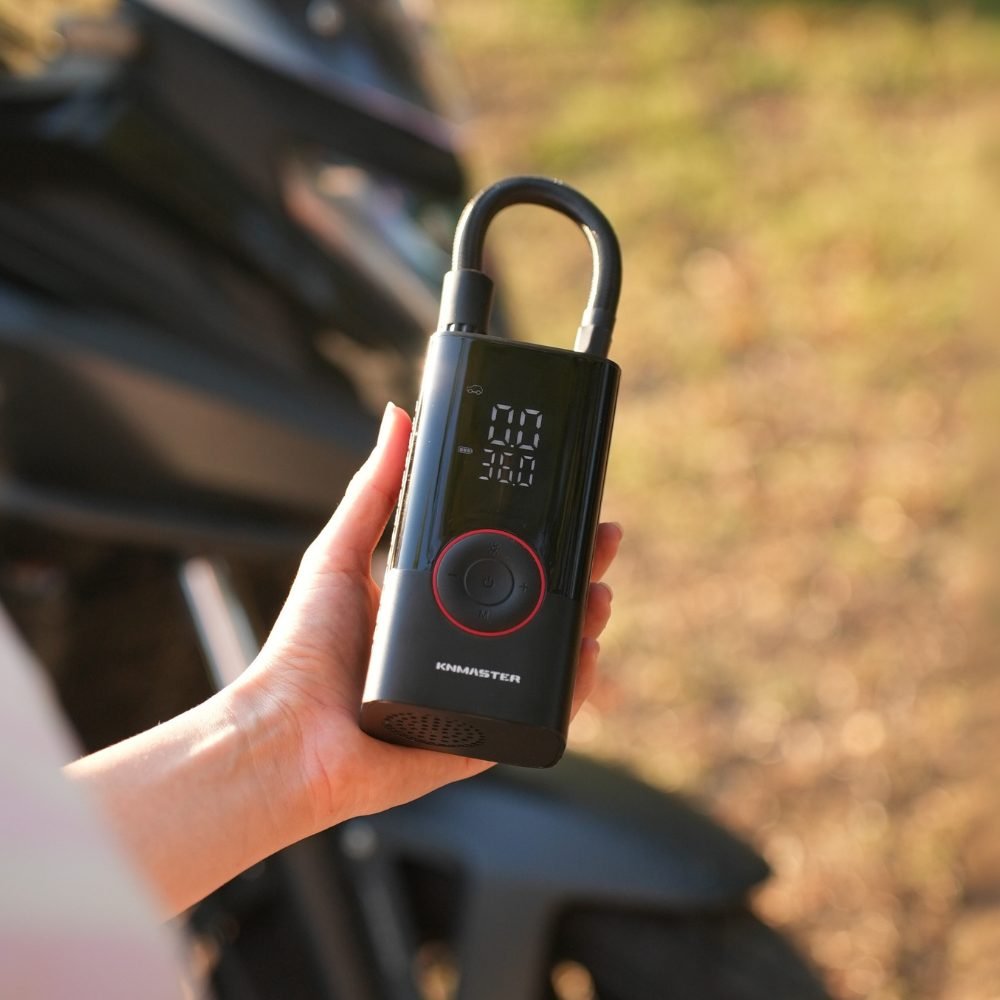 Knmaster LP200 – 150 PSI Dijital Göstergeli Şarjlı Hava Pompası - Görsel 6