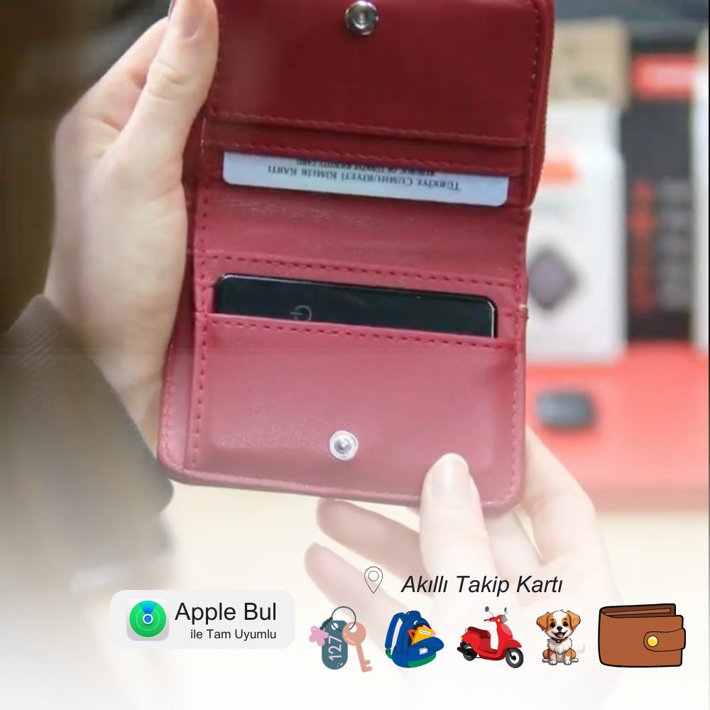 KNMASTER KNTAG 1C – Ultra İnce Akıllı Takip Kartı (Cüzdan Bulucu) - Görsel 6