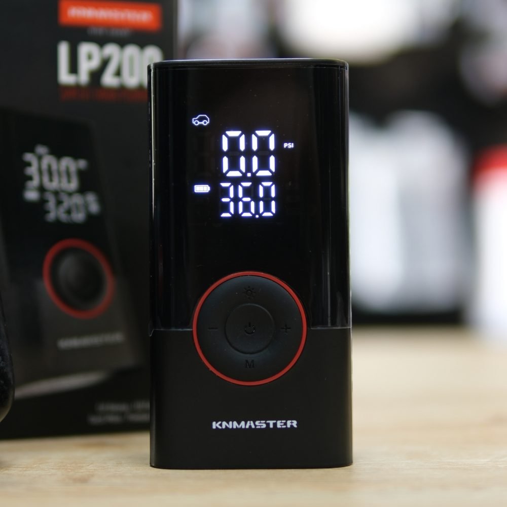 Knmaster LP200 – 150 PSI Dijital Göstergeli Şarjlı Hava Pompası - Görsel 8