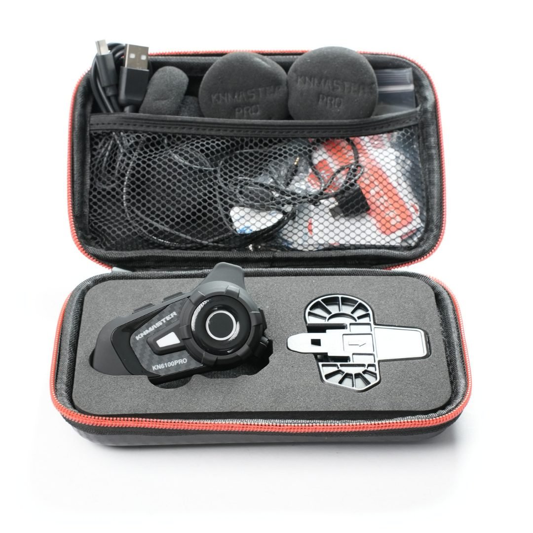 Knmaster KN6100 PRO Motosiklet Kask İnterkom Bluetooth Intercom Kulaklık Seti - Görsel 3