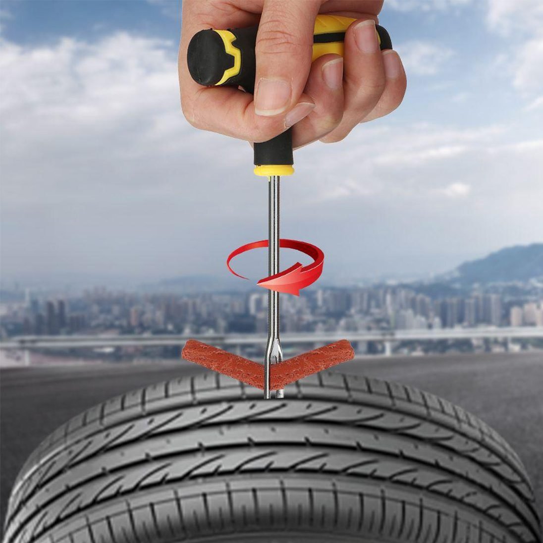 Knmaster Motosiklet Lastik Tamir Kiti - Görsel 2