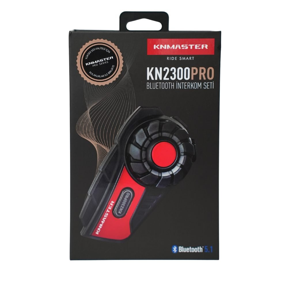 Knmaster KN2300 PRO Motosiklet Kask İnterkom Bluetooth Intercom Kulaklık Seti - Görsel 4