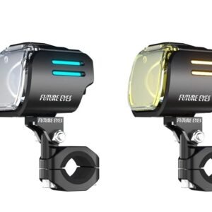 Future Eyes UF1 Motosiklet Sis Farı 60W Sarı Angel (Kablolu tuş Takımı)