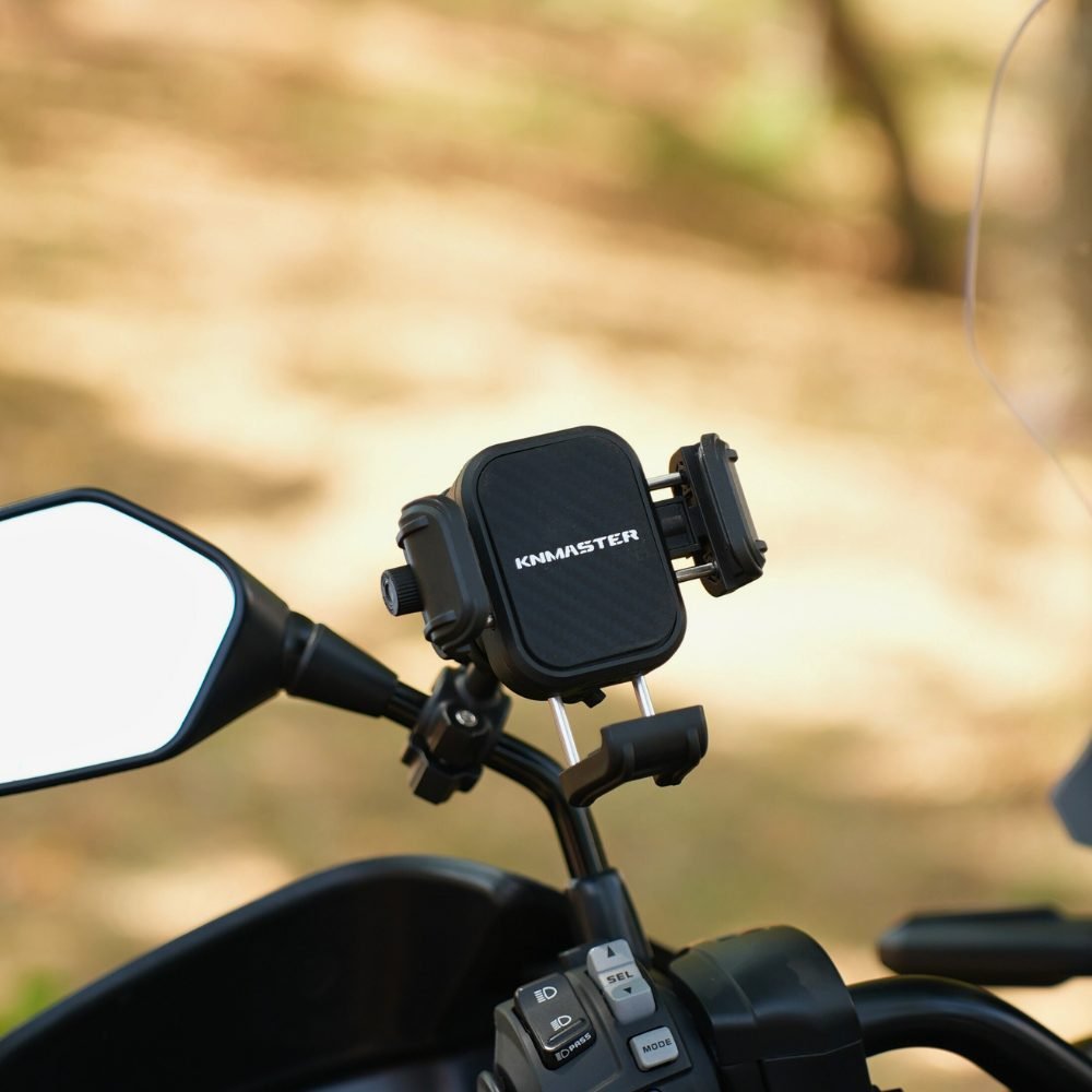 KNMASTER TT-870 Titreşim Önleyicili Motosiklet Telefon Tutucu - Görsel 4